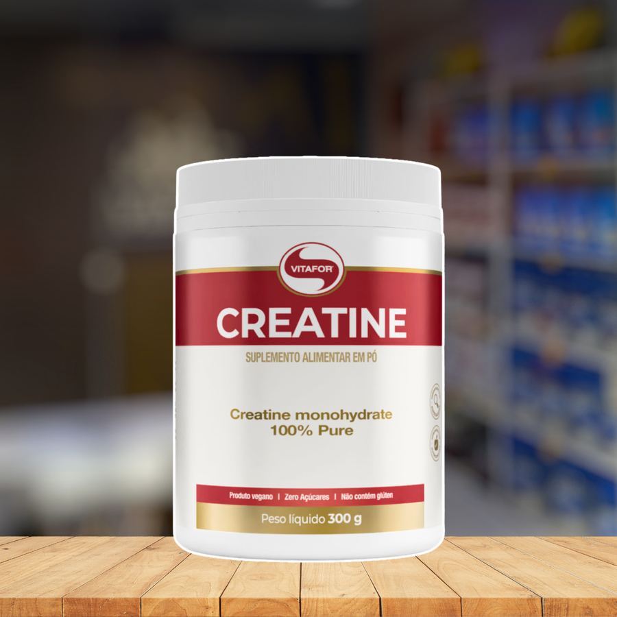 CREATINA MONOHIDRATADA 100% PURA VITAFOR 300G