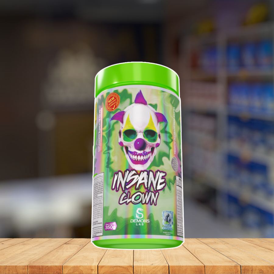 PRÉ TREINO INSANE CLOWN BLUE CRYSTAL DEMONS LAB 350G