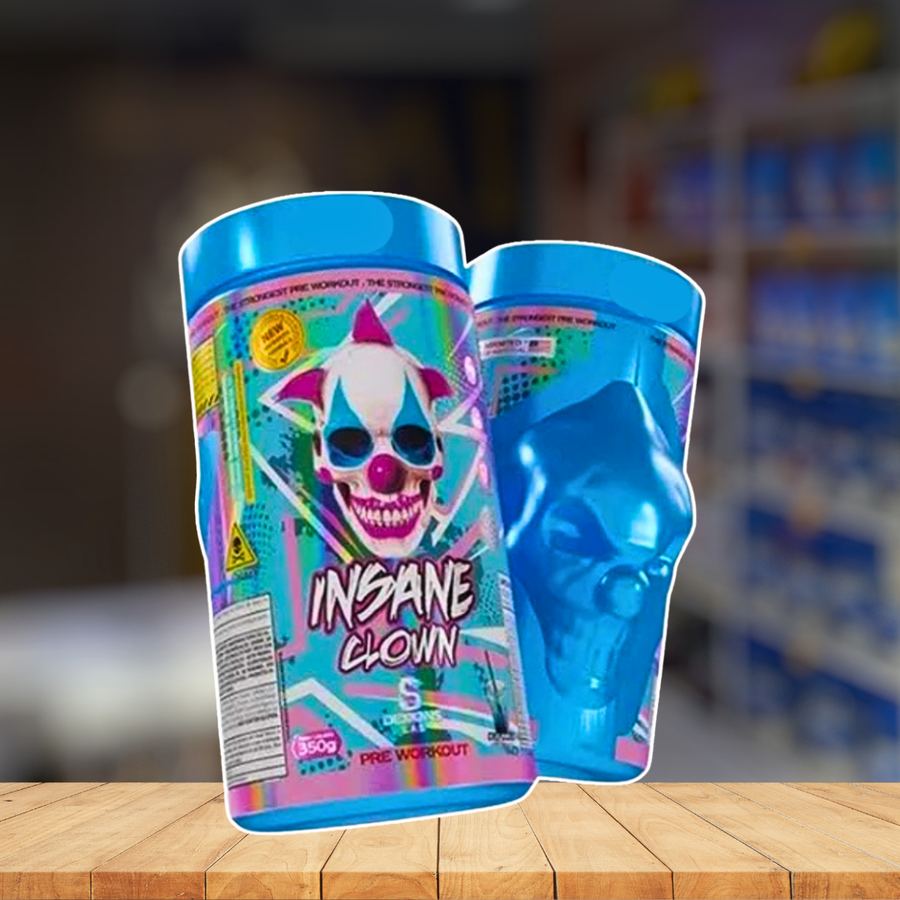 PRÉ TREINO INSANE CLOWN BLUE VANILLA DEMONS LAB 350G