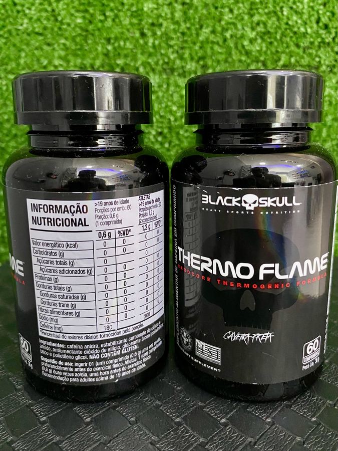 THERMO FLAME BLACK SKULL 60CPS