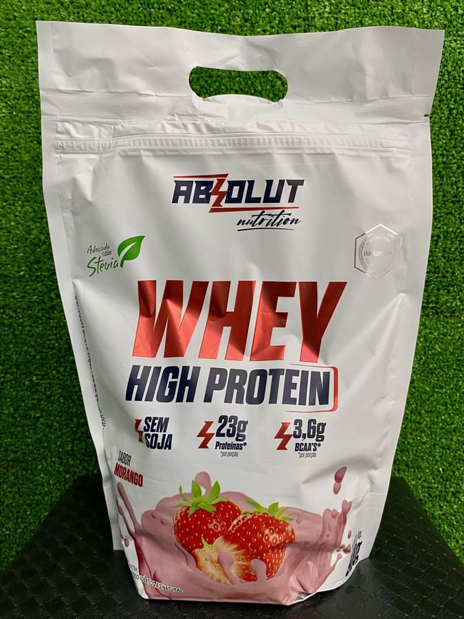 WHEY HIGH PROTEIN MORANGO ABSOLUT 900G