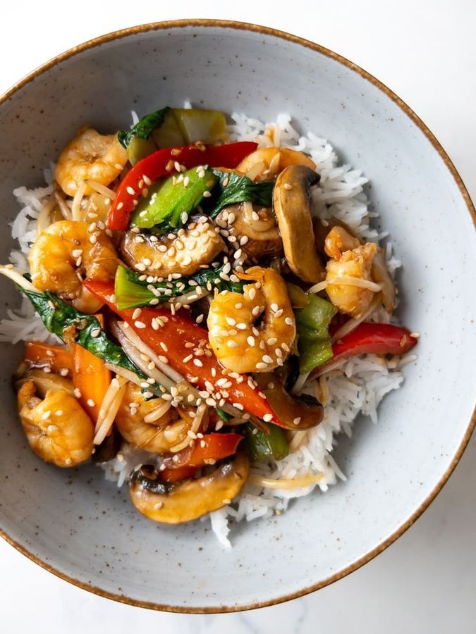 Chop Suey de Camarão M (2 Pessoas)